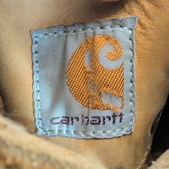 Carhartt Waterproof Steel‎ Toe Work Boots Mens Size 10.5 Tan CMF6356 EH main image 8